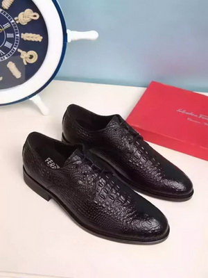 Salvatore Ferragamo Business Men Shoes--031